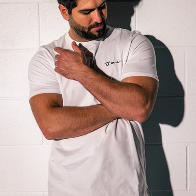 Bull Fit Tubular Performance Tee White - Imagen 5