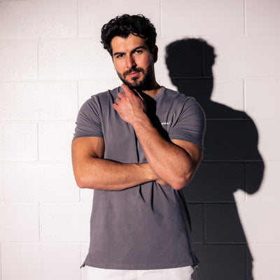 Bull Fit Tubular Performance Tee Grey - Imagen 2