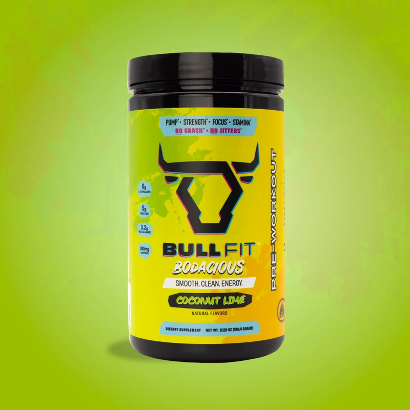 Bull Fit Bodacious Pre-Workout- Coco y lima - 20 Serv