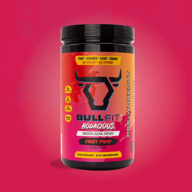Bull Fit Bodacious Pre-Workout- Ponche de Frutas - 20 Serv
