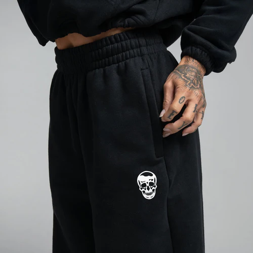 Gymreapers Heavyweight Core Skull Jogger Black/White - Imagen 2