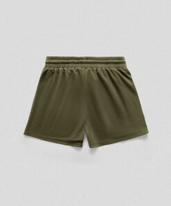 Alternative view of Gymreapers Core Skull Mesh Shorts- Khaki Green