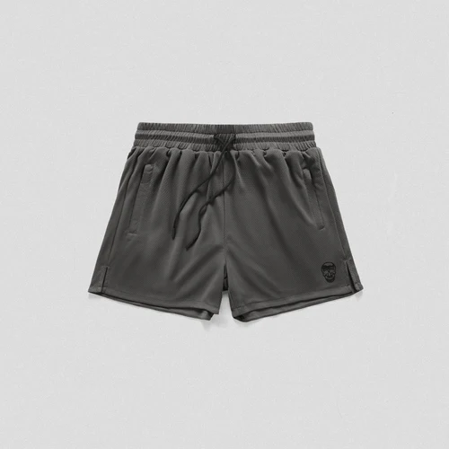 Gymreapers Core Skull Mesh Shorts - 3 Pack - Khaki Green/Navy/Storm - Imagen 4