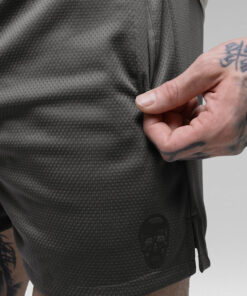 Gymreapers Core Skull Mesh Shorts- Storm - Imagen 4