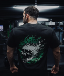 Alternative view of SC T-Shirt Fire Head  Green