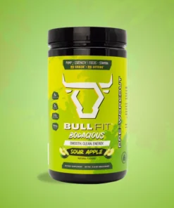Bull Fit Bodacious Pre-Workout- Sour Apple - 20 Serv