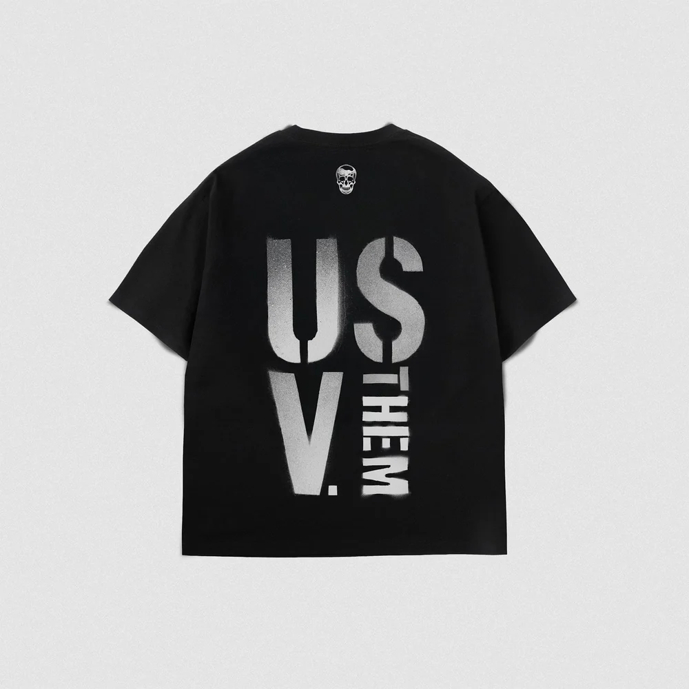 Gymreapers Graphic Tee Us Vs Them - Imagen 4