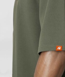 Alternative view of GW Idaho Oversized Waffle T-Shirt - Army Green