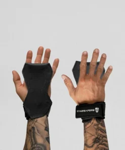 Gymreapers Lifting Grips Black - Imagen 5