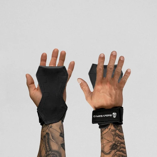 Gymreapers Lifting Grips Black - Imagen 5