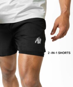 GW Lowell 2-In-1 Shorts - Black