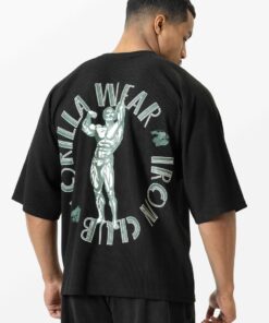 GW Russell Oversized T-Shirt - Black - Imagen 4