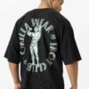 GW Russell Oversized T-Shirt - Black