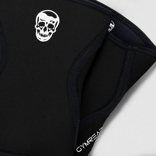 Gymreapers 5MM Knee Sleeves Black/White - Imagen 7