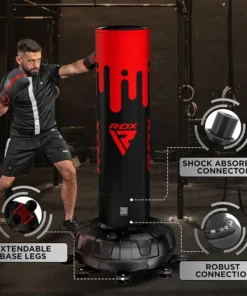 Free Standing Punch Bag F9 Red - 1.8M - Imagen 3