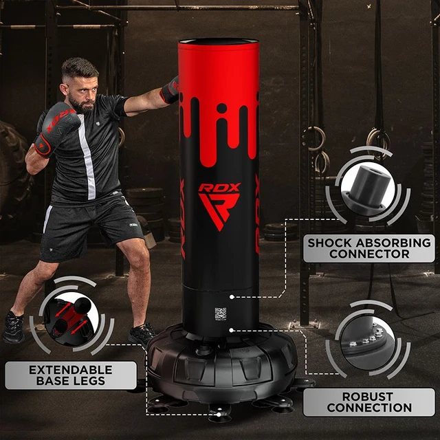 Free Standing Punch Bag F9 Red - 1.8M - Imagen 3